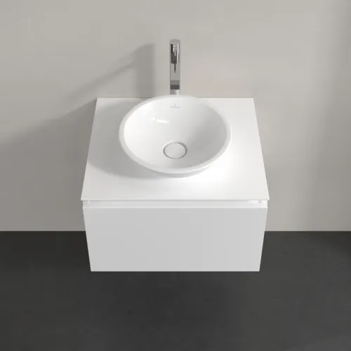 Bild von VILLEROY BOCH Legato Waschbeckenunterschrank, 1 Auszug, 600 x 380 x 500 mm, White Matt / White Matt #B56700MS