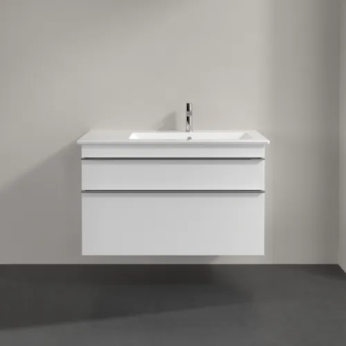 Bild von VILLEROY BOCH Venticello Waschbeckenunterschrank, 2 Auszüge, 953 x 590 x 502 mm, Glossy White / Glossy White #A92801DH