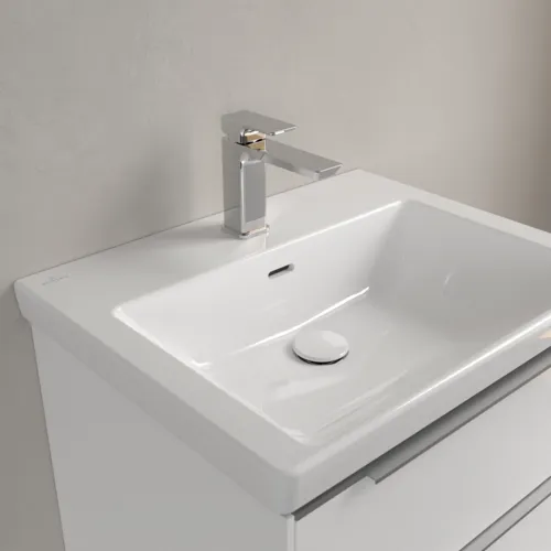 Picture of VILLEROY BOCH Subway 3.0 Washbasin, 600 x 470 x 165 mm, White Alpin, with overflow #4A706001