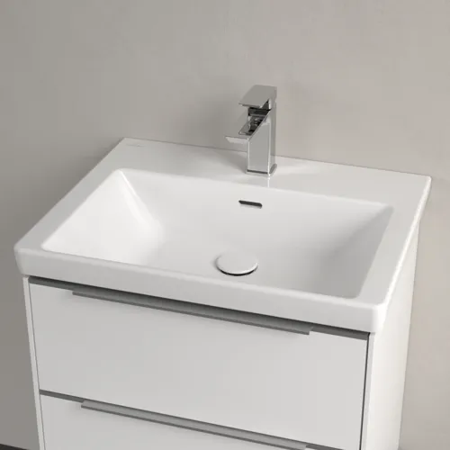 Picture of VILLEROY BOCH Subway 3.0 Washbasin, 600 x 470 x 165 mm, White Alpin, with overflow #4A706001