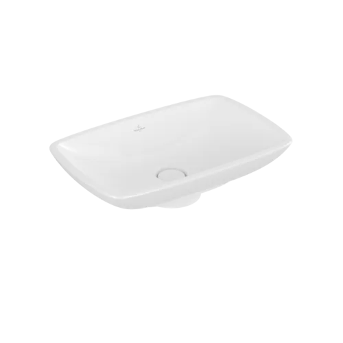 Bild von VILLEROY BOCH Loop & Friends Aufsatzwaschbecken, 585 x 380 x 110 mm, Weiß Alpin CeramicPlus, mit Überlauf #515400R1