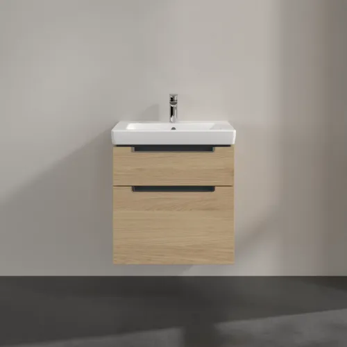 Bild von VILLEROY BOCH Subway 2.0 Waschbeckenunterschrank, 2 Auszüge, 587 x 590 x 454 mm, Nordic Oak #A90910VJ
