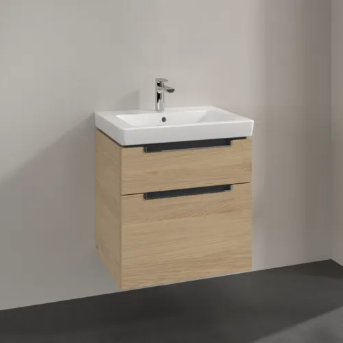 Bild von VILLEROY BOCH Subway 2.0 Waschbeckenunterschrank, 2 Auszüge, 587 x 590 x 454 mm, Nordic Oak #A90910VJ