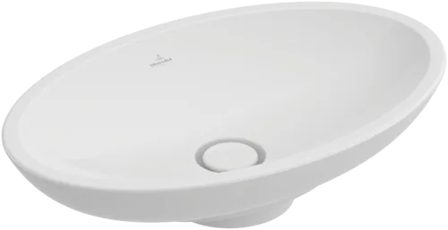 Bild von VILLEROY BOCH Loop & Friends Aufsatzwaschbecken, 630 x 430 x 120 mm, Weiß Alpin, ohne Überlauf #51511101