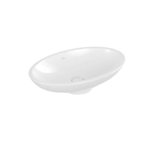 Bild von VILLEROY BOCH Loop & Friends Aufsatzwaschbecken, 630 x 430 x 120 mm, Weiß Alpin CeramicPlus, mit Überlauf #515110R1