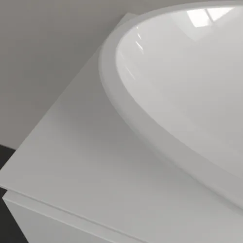 Bild von VILLEROY BOCH Loop & Friends Aufsatzwaschbecken, 630 x 430 x 120 mm, Weiß Alpin CeramicPlus, ohne Überlauf #515111R1