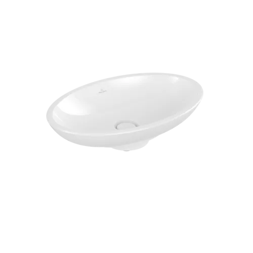 Bild von VILLEROY BOCH Loop & Friends Aufsatzwaschbecken, 630 x 430 x 120 mm, Weiß Alpin CeramicPlus, ohne Überlauf #515111R1