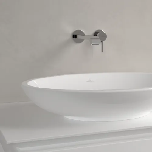 Bild von VILLEROY BOCH Loop & Friends Aufsatzwaschbecken, 630 x 430 x 120 mm, Weiß Alpin CeramicPlus, ohne Überlauf #515111R1