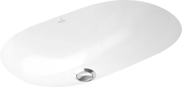 Bild von VILLEROY BOCH O.novo Unterbauwaschbecken, 600 x 350 x 208 mm, Weiß Alpin CeramicPlus, mit Überlauf #416260R1