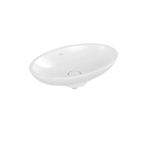 Bild von VILLEROY BOCH Loop & Friends Aufsatzwaschbecken, 585 x 380 x 110 mm, Weiß Alpin CeramicPlus, ohne Überlauf #515101R1