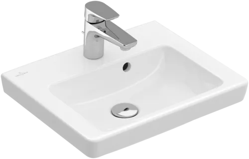Bild von VILLEROY BOCH Subway 2.0 Handwaschbecken, 500 x 400 x 140 mm, Weiß Alpin, mit Überlauf, Unterseite geschliffen #73155G01