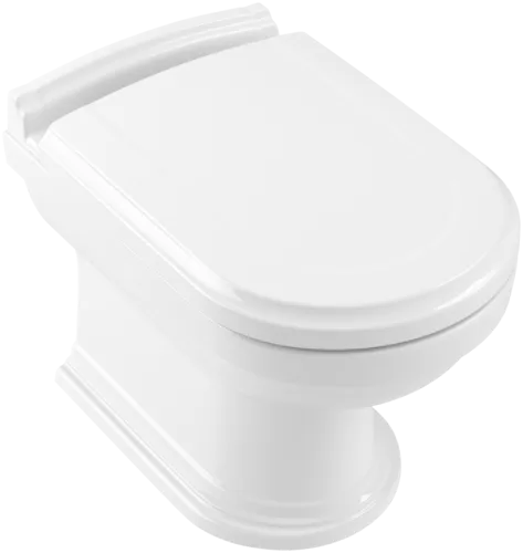 Bild von VILLEROY BOCH Hommage Tiefspül-WC, Star White CeramicPlus #666310R2