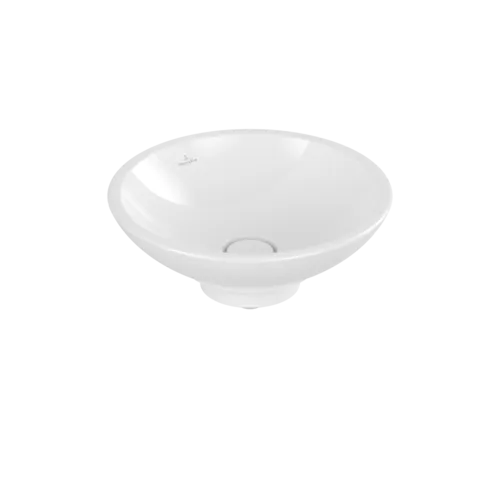 Bild von VILLEROY BOCH Loop & Friends Aufsatzwaschbecken, 430 x 430 x 120 mm, Weiß Alpin CeramicPlus, ohne Überlauf #514401R1