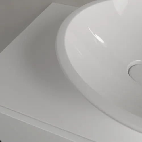 Bild von VILLEROY BOCH Loop & Friends Aufsatzwaschbecken, 430 x 430 x 120 mm, Weiß Alpin CeramicPlus, ohne Überlauf #514401R1