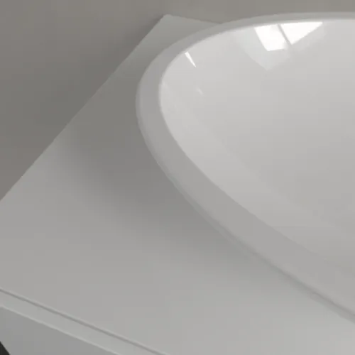 Bild von VILLEROY BOCH Loop & Friends Aufsatzwaschbecken, 585 x 380 x 110 mm, Weiß Alpin, ohne Überlauf #51510101