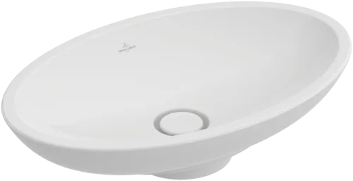 Bild von VILLEROY BOCH Loop & Friends Aufsatzwaschbecken, 630 x 430 x 120 mm, Weiß Alpin, mit Überlauf #51511001
