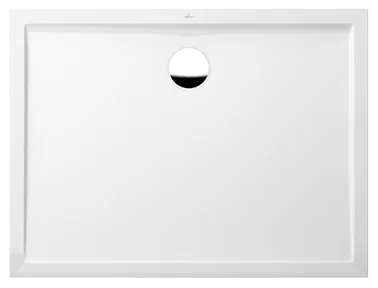 Bild von VILLEROY BOCH Futurion Flat rechteckige Duschwanne, 1200 x 800 x 25 mm, Weiß Alpin #UDQ1280FFL2V-01