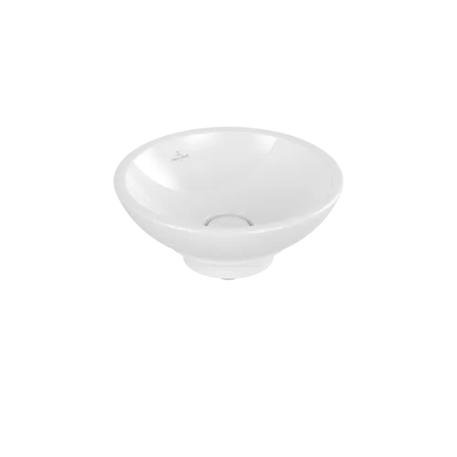 Bild von VILLEROY BOCH Loop & Friends Aufsatzwaschbecken, 380 x 380 x 110 mm, Weiß Alpin CeramicPlus, ohne Überlauf #514801R1