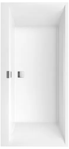 Bild von VILLEROY BOCH Squaro Edge 12 rechteckige Badewanne, 1900 x 900 mm, Weiß Alpin #UBQ190SQE2DV-01