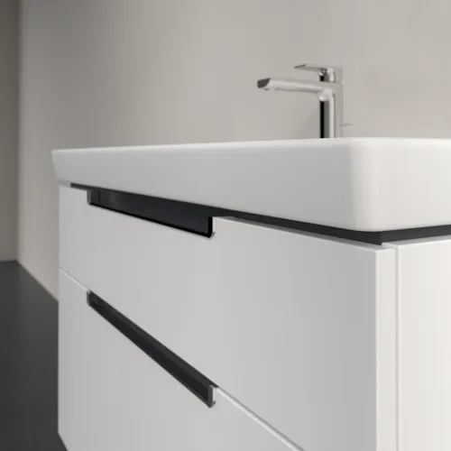 Bild von VILLEROY BOCH Subway 2.0 Waschbeckenunterschrank, 2 Auszüge, 987 x 590 x 449 mm, Glossy White #A91510DH