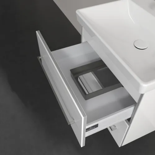 Picture of VILLEROY BOCH Avento vanity unit, 2 pull-outs, 580 x 514 x 484 mm, Crystal White #A88900B4