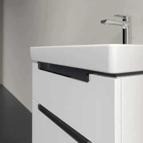 Bild von VILLEROY BOCH Subway 2.0 Waschbeckenunterschrank, 2 Auszüge, 587 x 590 x 454 mm, Glossy White #A90910DH