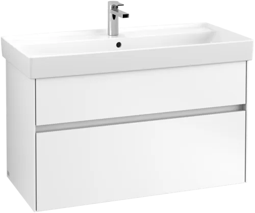 Bild von VILLEROY BOCH Collaro Waschbeckenunterschrank, 2 Auszüge, 954 x 546 x 444 mm, White Matt C01100MS