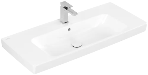 Bild von VILLEROY BOCH Architectura Waschbecken, 1000 x 460 x 165 mm, Weiß Alpin, mit Überlauf #4A87A501