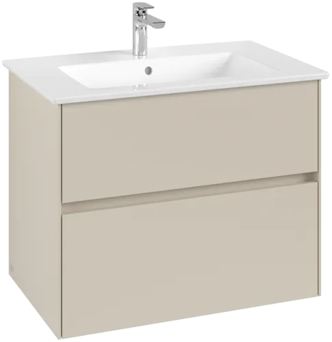 Bild von VILLEROY BOCH Collaro Waschbeckenunterschrank, 2 Auszüge, 761 x 610 x 480 mm, Cashmere Grey #C14400VN