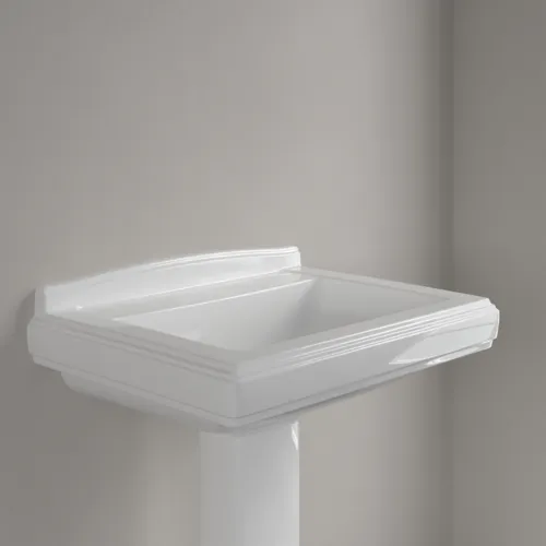 Picture of VILLEROY BOCH Hommage Washbasin, 750 x 580 x 200 mm, White Alpin CeramicPlus, with overflow #7101A1R1