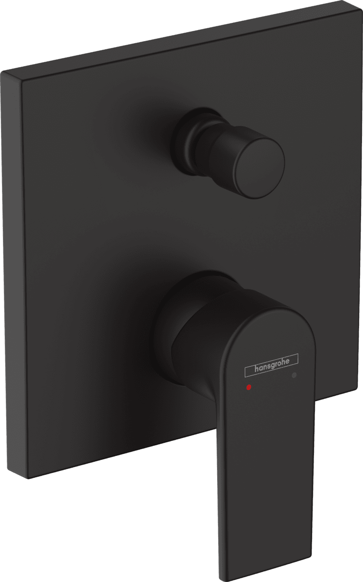 Bild von HANSGROHE Vernis Shape Einhebel-Wannenmischer Unterputz mit integrierter Sicherungskombination nach EN1717 für iBox universal #71469670 - Mattschwarz