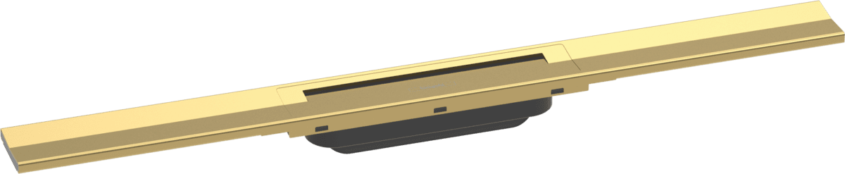 Bild von HANSGROHE RainDrain Flex Fertigset Duschrinne 700 kürzbar #56043990 - Polished Gold Optic