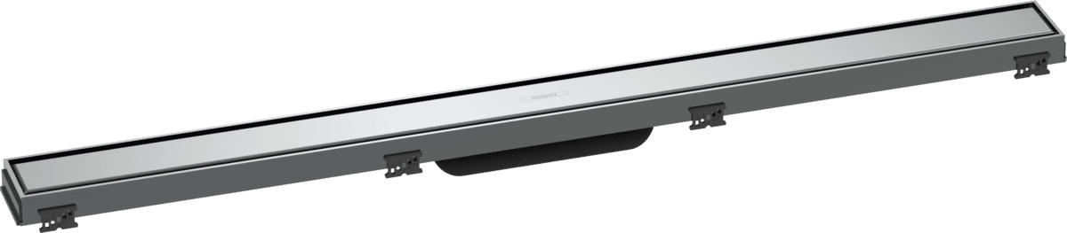 Bild von HANSGROHE RainDrain Match Fertigset Duschrinne 900 mit höhenverstellbarem Rahmen #56040000 - Chrom