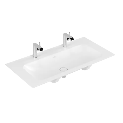 Bild von VILLEROY BOCH Finion Schrankwaschtisch, 1000 x 500 x 160 mm, Stone White CeramicPlus, ohne Überlauf #4164A1RW