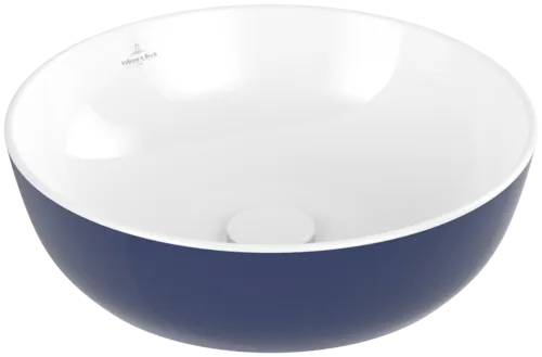 Bild von VILLEROY BOCH Artis Aufsatzwaschbecken, 430 x 430 x 130 mm, Deep Ocean, ohne Überlauf #417943BCS4