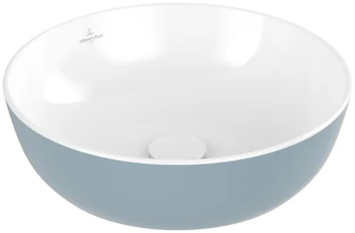 Bild von VILLEROY BOCH Artis Aufsatzwaschbecken, 430 x 430 x 130 mm, Frozen, ohne Überlauf #417943BCS6