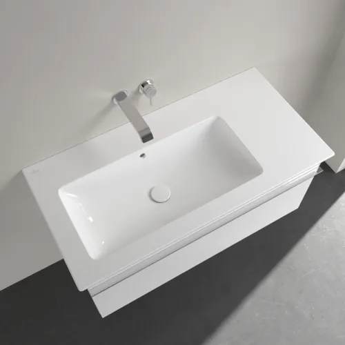 Bild von VILLEROY BOCH Venticello Schrankwaschtisch, 1000 x 500 x 170 mm, Weiß Alpin, mit Überlauf #4134L301
