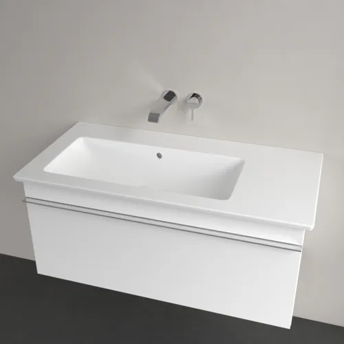 Bild von VILLEROY BOCH Venticello Schrankwaschtisch, 1000 x 500 x 170 mm, Weiß Alpin, mit Überlauf #4134L301