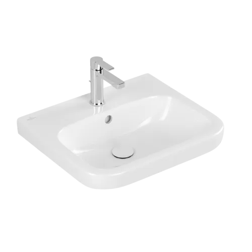 Bild von VILLEROY BOCH Architectura Waschbecken, 550 x 470 x 180 mm, Weiß Alpin CeramicPlus, mit Überlauf, Unterseite geschliffen #41885GR1