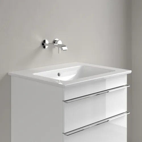 Obrázek VILLEROY BOCH Umyvadlo Venticello, 600 x 505 x 165 mm, bílá alpská, s přepadem #41246201