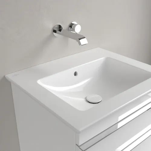 Obrázek VILLEROY BOCH Umyvadlo Venticello, 600 x 505 x 165 mm, bílá alpská, s přepadem #41246201