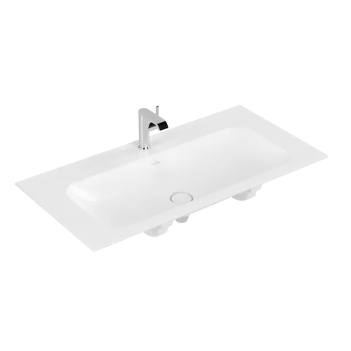 Obrázek VILLEROY BOCH Umyvadlo na skříňku Finion, 1000 x 500 x 160 mm, Stone White CeramicPlus, bez přepadu, neleštěné #4164A2RW