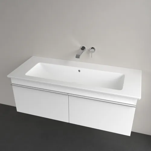 Obrázek VILLEROY BOCH Skříňkové umyvadlo Venticello, 1200 x 500 x 175 mm, Stone White CeramicPlus, s přepadem #4104CJRW