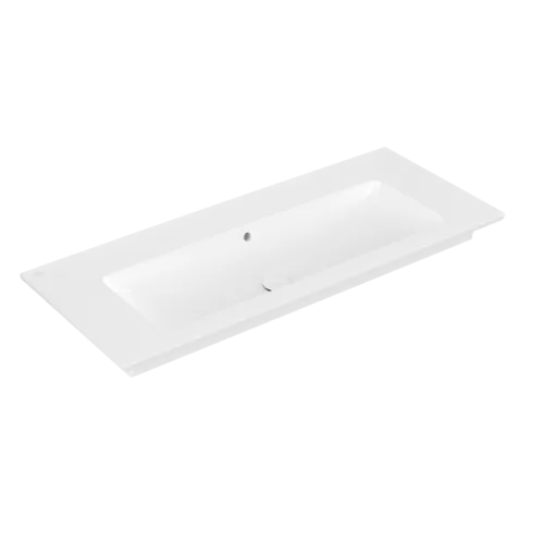 Obrázek VILLEROY BOCH Skříňkové umyvadlo Venticello, 1200 x 500 x 175 mm, Stone White CeramicPlus, s přepadem #4104CJRW