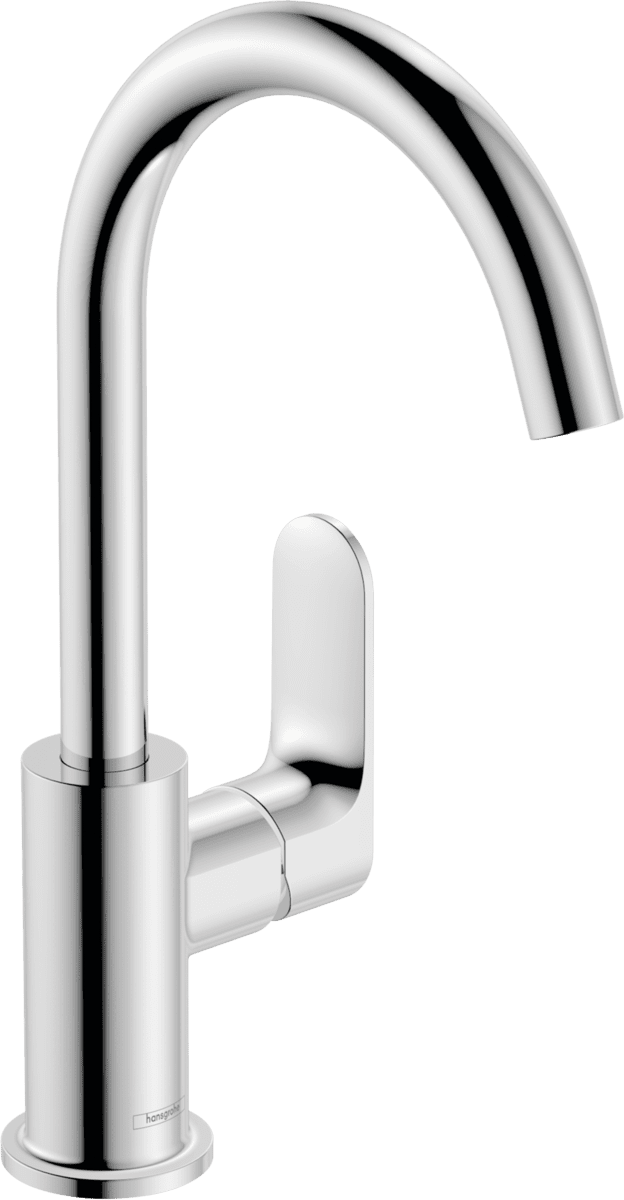Obrázek HANSGROHE Rebris S Páková umyvadlová baterie 210 s otočným výtokem a odtokovou soupravou s táhlem #72536000 - chrom