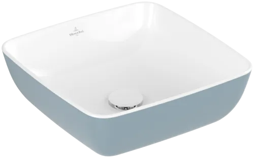 Bild von VILLEROY BOCH Artis Aufsatzwaschbecken, 410 x 410 x 130 mm, Frozen, ohne Überlauf #417841BCS6