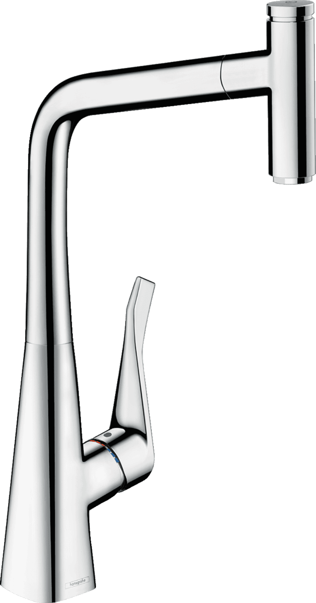 Bild von HANSGROHE Metris Select M71 Einhebel-Küchenmischer 320, Ausziehauslauf, 1jet, sBox #73803000