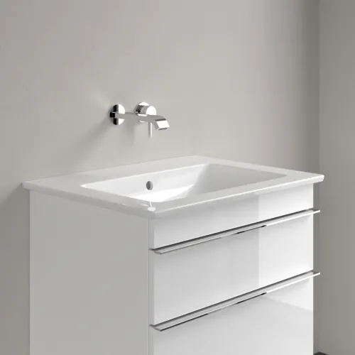 Picture of VILLEROY BOCH Venticello washbasin, 655 x 500 x 170 mm, white Alpine CeramicPlus, with overflow #412467R1