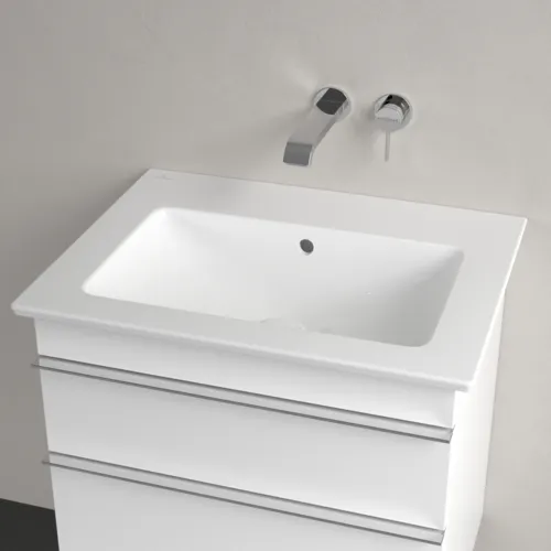 Picture of VILLEROY BOCH Venticello washbasin, 655 x 500 x 170 mm, white Alpine CeramicPlus, with overflow #412467R1