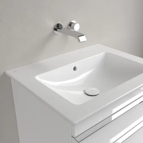 Picture of VILLEROY BOCH Venticello washbasin, 655 x 500 x 170 mm, white Alpine CeramicPlus, with overflow #412467R1